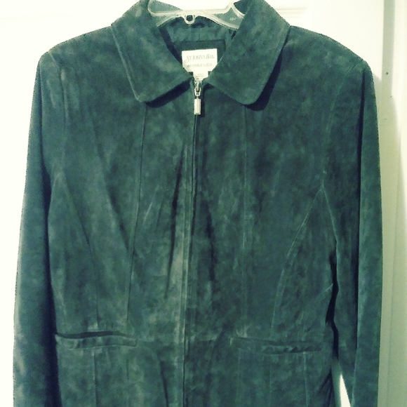 St. John's Bay Other - 🧥VINTAGE John's Bay Brown Suede Jacket Size Large,A Nice Vintage 🎁 Gifting.